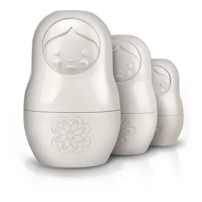 Genuine Fred Matryoshka Measuring Cups, Set of 6, White