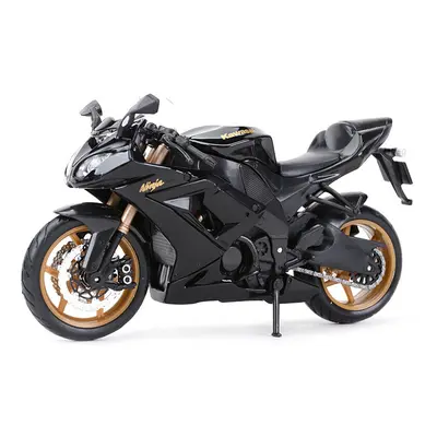 (Black) Maisto 1:12 Kawasaki Ninja ZX-10R Black Die Cast Vehicles Collectible