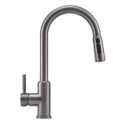 (Grey) Modern Single Handle Kitchen Faucet