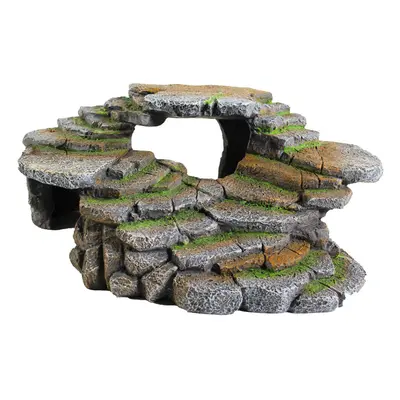 Reptology Shale Scape Step Ledge & Cave Hideout â Decorative Resin for Aquariums & Terrariums 