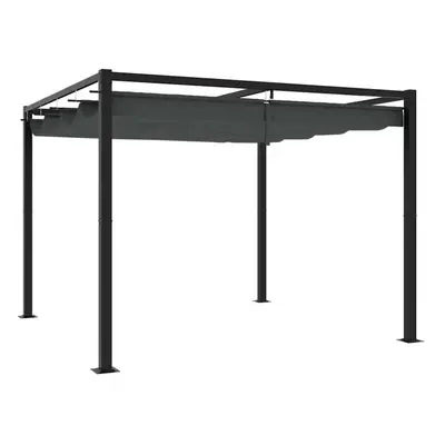 (anthracite) vidaXL Gazebo Outdoor Party Tent Pavilion Marquee Canopy Garden Sunshade Steel