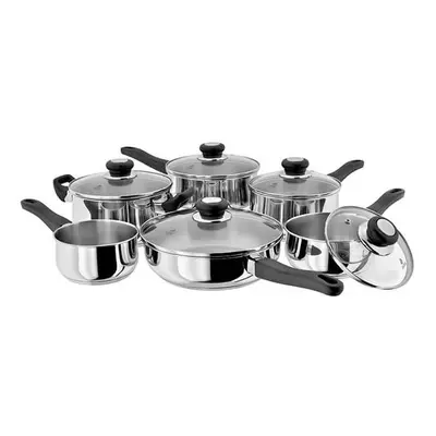 Judge JJH1A Vista Piece Saucepan Set, Stainless Steel