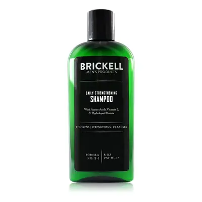 Brickell Men's Daily Strengthening Shampoo for Men - Natural - Featuring Mint & Tea Tree Oil - O