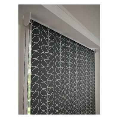 (Cool Grey, 90x162cm) Orla Kiely Blinds Linear Stem Roller Blind