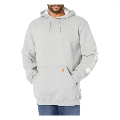 CarharttmensLoose Fit Midweight Logo Sleeve Graphic SweatshirtHeather