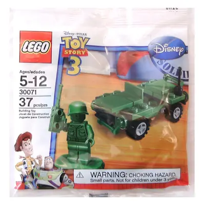 Lego Toy Story Army Man & Jeep Minifigure Bag (37 Pieces)