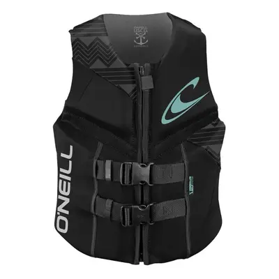 O'Neill Women's Reactor USCG Life Vest Black Black/Black/Black