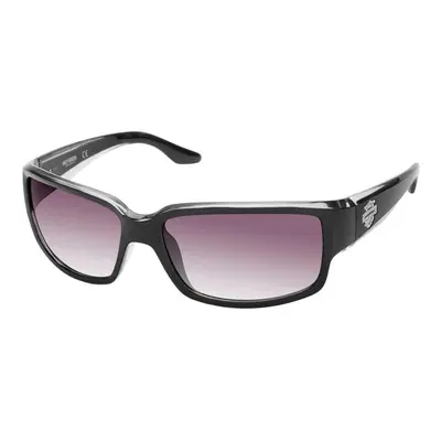 Harley-Davidson Women's Classic Rectangular Sunglasses Black 59-16-1