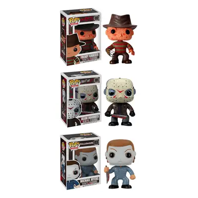 Funko Horror Classics Pop! Movies Collectors Set: Freddy Krueger, Jason Voorhees, Michael Myers 