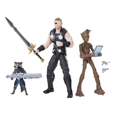 Entertainment Earth Marvel Legends Thor, Rocket, and Groot Action Figures