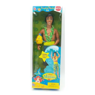 Disney Mattel The Little Mermaid Tropical Splash Eric Changes Color in