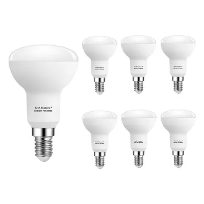 Reflector R50 E14 LED Bulbs, 7W LED Cool White Small Edison Screw Bulb, Replace to 70W Filament 