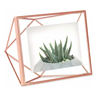 Umbra 313016-880, Steel Prisma Multi-Photo Frame, Copper (Cuivre), 4x6