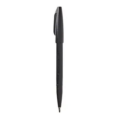 Pentel Sign Pen, Fiber-Tipped, Black Ink, Box of (S520-A)