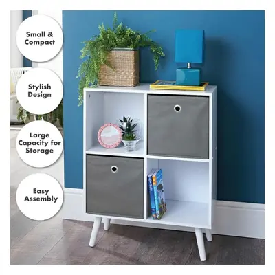 4 Cubes Storage Units Bedside Storage Cabinet G-0440