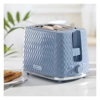 DAEWOO ARGYLE SLICE TOASTER LIGHT BLUE