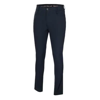 (34" Waist, Navy) Calvin Klein Mens CK Impact 4-Way Stretch Slim Fit Golf Trousers