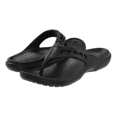 Crocs Unisex Men's and Women's Baya Flip Flops | Adult Sandals Black US