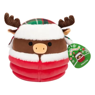 Squishmallows Maurice the Brown Moose w/Puffer Jacket 7.5" Plush Christmas