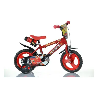 Dino Cars Kids 12" Wheel Bike - Red