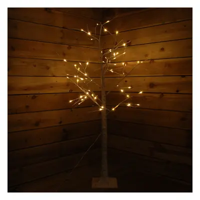 1.8m Twinkling Birch Tree with Warm White LEDs