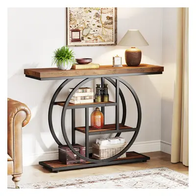 Tribesigns Console Table, cm 4-Tier Sofa Table Entryway Table