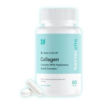 BetterVits Collagen Complex | 1000mg Hydrolyzed | Skin | Hair | Nails | Joints | Hydrates & Smoo