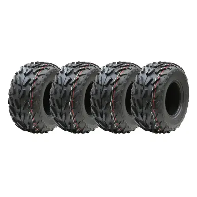 16x8.00-7 quad ATV tyres, 16x8-7 ATV E marked road legal tyre 7" inch, Set of 4.