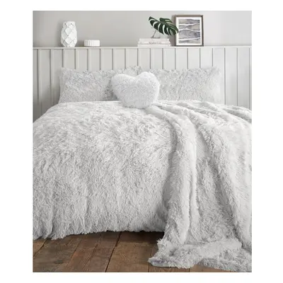 (Cream , Super-King) Teddy bear Fleece Fur Alaska Cuddles Duvet Cover