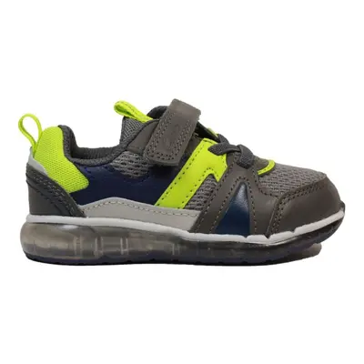 (4 (Children's)) Spark Flash Toddler | Grey Combi | Childrens Light Up Trainers