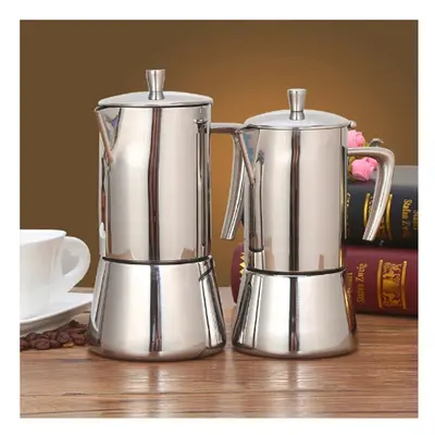 Moka Pots 200ML/300ML Coffee Pot Stainless Steel Coffee Maker Kitchen Coffee Percolator Dri