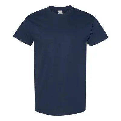 (3XL, Navy) Gildan Mens Heavy Cotton Short Sleeve T-Shirt (Pack Of 5)