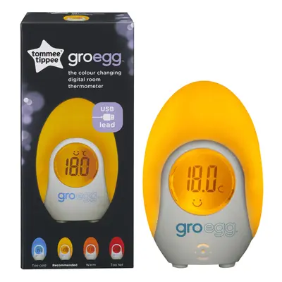 Tommee Tippee Room Thermometer and Night Light Groegg Digital Colour Changing