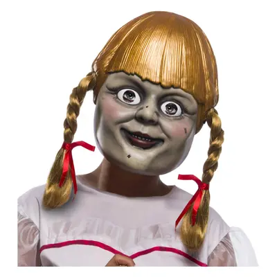 Rubie's Annabelle Comes Home Adult With Pigtails Costume Mask As Show