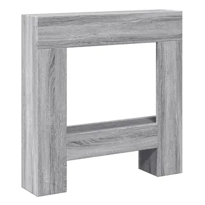 (grey sonoma) vidaXL Fireplace Surround Fire Surround Fire Place Old Wood Engineered Wood