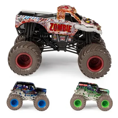 Monster Jam Full Moon Frenzy 3-Pack Die-Cast Monster Trucks 1:24 Sca