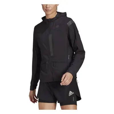 adidas Women's Marathon Translucent Jacket Black/Black Large