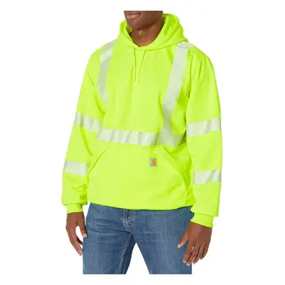 Carhartt Men's Big & Tall High Visibility Loose Fit Midweight Hooded C