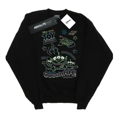 (3XL, Black) Disney Mens Toy Story Neon Little Green Men Sweatshirt