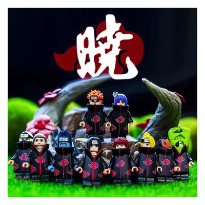 (10PCS Akatsuki-F) Naruto Minifigures Kid's Toys Fit Lego