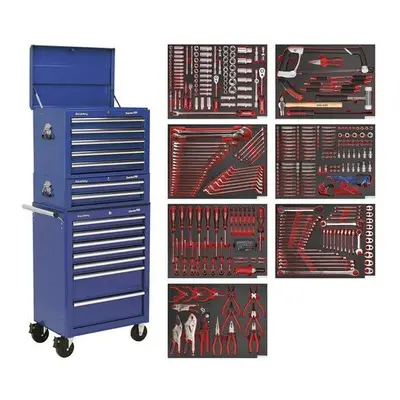 Sealey TBTPCOMBO5 Tool Chest Drawer with Bearings Blue & 446pc Tool Kit