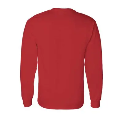 Gildan Heavy Cotton Long Sleeve T-Shirt - Red