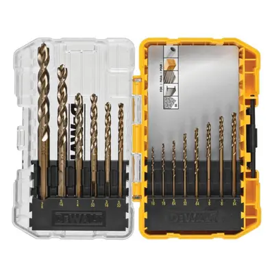 DEWALT Cobalt Alloy Steel Drill Bit Set with Pilot Point 14-Piece (DWA1240)