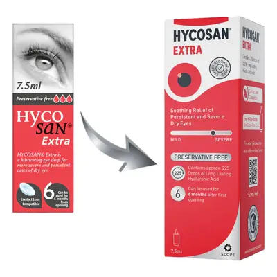 Hycosan Extra Eye Care Drops 7.5ml (Bundle of 2)