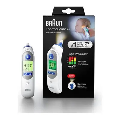 Braun ThermoScan 7+ Ear Thermometer with Night mode