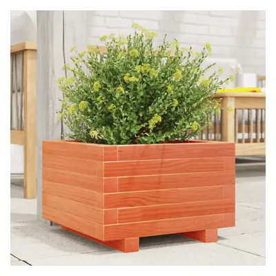 vidaXL Garden Planter Wax Brown 40x40x26.5 cm Solid Wood Pine