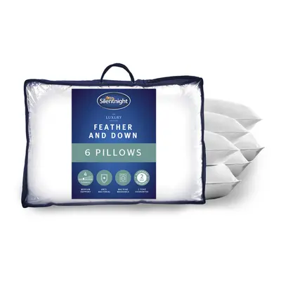 Silentnight Duck Feather And Down Anti Allergy Pillows Pack