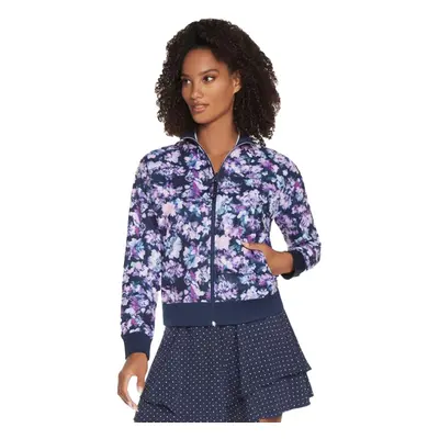 (XS, Blue/Lavender) Skechers Womens/Ladies Misty Floral Reversible Jacket