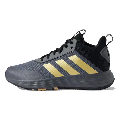 adidas Own The Game 2.0 Basketball Shoe Grey Five/Matte Gold/Core Bla