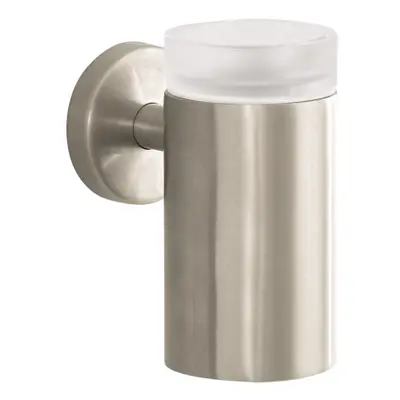 hansgrohe Tumbler Easy Install 5-inch Modern Coordinating Accessories in Brushed Nickel